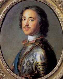 Nagy Péterként ismert I. Péter portréja (Moszkva alkotó: French School