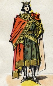 V. Hosszú Fülöp (1294-1322), francia király portréja. alkotó: French School