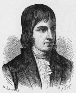 Philippe Lebon (1769 - 1804), francia mérnök és vegyész (a gázvilágítás feltalálója) portréja - az Album de la Science című kiadványban; jeles tudósok; Nagy felfedezések””” 1896. alkotó: French School