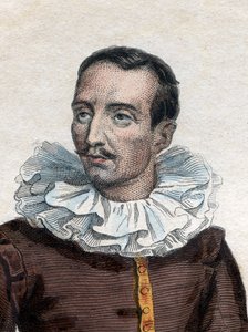 Pierre de Bourdeille, Brantome urának (és apátjának) (1535-1614), francia történész, katona és életrajzíró portréja. alkotó: French School