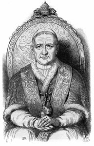 XVI. Gergely pápa portréja (Bartolomeo Alberto Cappellari Pape XVI. Gregorius vagy Gregorio XVI. alkotó: French School