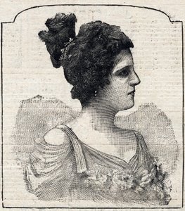 Caraman-Chimay hercegnő portréja (Caraman Chimay) (Clara Ward - 1873 - 1916) alkotó: French School