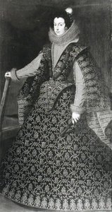 Erzsébet francia hercegnő (1602-44) portréja 1621 alkotó: French School