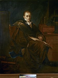 René-Théophile-Hyacinthe Laennec portréja (olaj, vászon) alkotó: French School