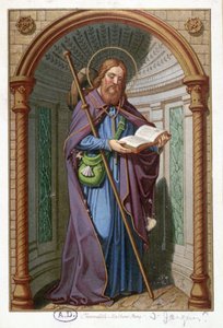 Portrait of Saint James the Major reading, France 19th. alkotó: French School