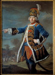 Simon Claude de Grassin de Glatigny (? -1776) portréja A francia iskola festménye. 1744 Párizs, Musee de l