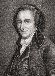 Thomas Paine (1737-1809) portréja (metszet) alkotó: French School