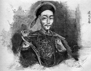 Toa Kwang (Toa-Kwang vagy Daoguang) (1782-1850), a Qing-dinasztia kínai császárának portréja. Metszet a „” Le Monde Illustré”” 136. számában, 1859. november 19. alkotó: French School