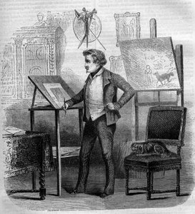Tony Johannot portréja (Antoine Johannot dit alkotó: French School