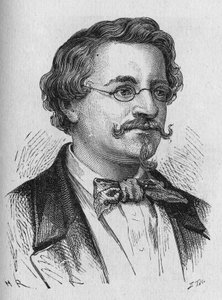 Wilhem Hofmann kémikus portréja – a „” Album of Science-ben; jeles tudósok; Nagy felfedezések””” 1896. alkotó: French School
