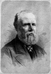 III. Vilmos (1817-1890), Hollandia királyának portréja. Metszet a „” Le Monde Illustré”” 1139. számban, január 25 alkotó: French School