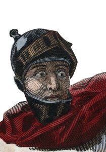 I. Hódító Vilmos (1027-1087), Normandia hercegének és Anglia első normann királyának portréja. alkotó: French School