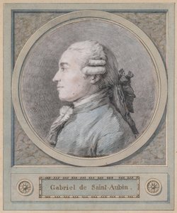 Férfiportré, állítólag Clodion szobrász (1738-1814), 18. század vége (fekete, vörös és kék kréta) alkotó: French School