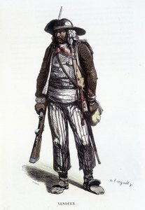 Egy vendei ellenforradalmár portréja. alkotó: French School
