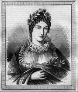 A francia Angouleme hercegnő, Marie Therese Charlotte, Madame Royale (1778-1851) portréja, Maurice Lachatre „Histoire des Papes-Kings-Queen and Emperors-Queen and Emperors through the Centuries” című metszete. alkotó: French School