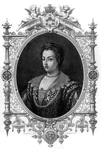 A velencei Bianca Cappello (1548-1587), Francois de Medicis (Francesco de Medici) feleségének portréja. Első íróink 1862-es metszete „A világ királynői” c. A könyv J. G. D. ARMENGAUD irányítása alatt jelent meg. alkotó: French School