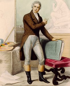 Jacques-Louis David festő portréja alkotó: French School