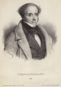 De Chateaubriand vikomt portréja alkotó: French School