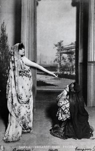 Jean Racine (1639-1999) 19. század vége Sarah Bernhardt (1844-1923) képeslapja Phedre-ben alkotó: French School
