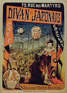 Japán kanapét reklámozó plakát, Párizs