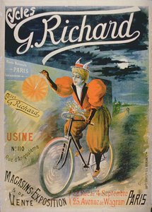 G. Richard Cycles reklámplakát, Párizs