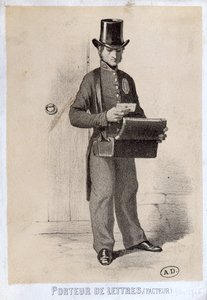 Postás, 1865 körül alkotó: French School