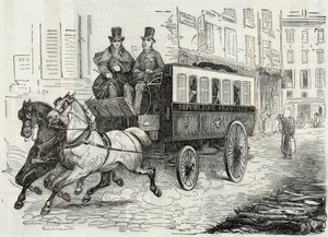 Hozzászólások: a postások gyűjteménye – Edmond Texier 1852-es metszete „Tableau-de-Paris”-ban alkotó: French School