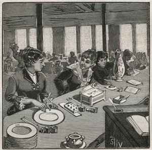 Fazekasság: porcelánfestő műhely a 19. században Franciaországban. Metszet 1880-ból Adolphe BITARD „” Les arts et metiers illustres” című könyvébe. alkotó: French School
