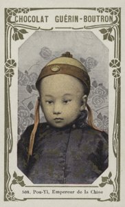 Pou-Yi, Kína császára (színes fotó) alkotó: French School