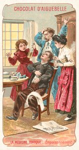 Gyakorlati orvoslás - mérgezés (chromolitho) alkotó: French School