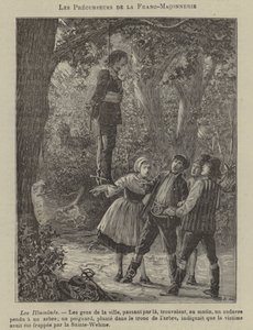 A szabadkőművesség előfutárai: az Illuminátusok (metszet) alkotó: French School