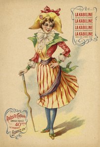 Csinos francia lány színes ruhában alkotó: French School