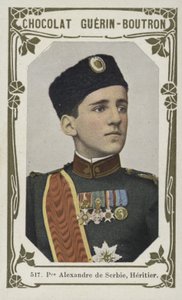 Sándor szerb herceg, örökös (színes fotó) alkotó: French School