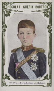 Borisz herceg, Bulgária örököse (színes fotó) alkotó: French School