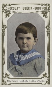 Humbert herceg, Heritier dItalie (színes fotó) alkotó: French School