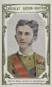 Mirko herceg, montenegrói örökség (színes fotó) alkotó: French School