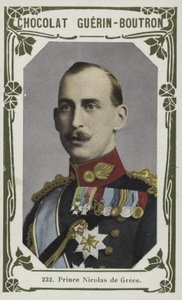 Miklós görög herceg (színes fotó) alkotó: French School