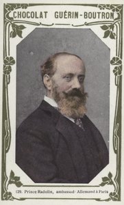 Radolin herceg, német párizsi nagykövet (színes fotó) alkotó: French School