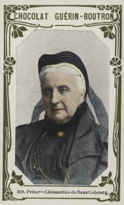 Princesse Clementine de Saxe Cobourg (színes fotó) alkotó: French School
