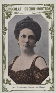 Louise hercegnő, Szászország (színes fotó) alkotó: French School