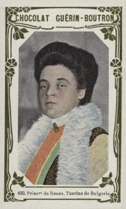 Reuss hercegnője, bolgár cárnő (színes fotó) alkotó: French School