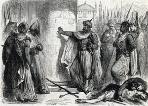 Prise de Constantinople (metszet) alkotó: French School
