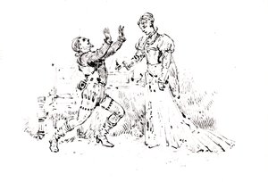 Ruy Blas (1838) gyártási füzete, Victor Hugo (1802-85), 1880 (toll és tinta papíron) alkotó: French School