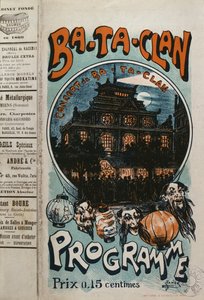 A Ba-Ta-Clan kávézói koncert programja, 1905 körül alkotó: French School