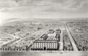 Napóleon-lakásfejlesztési projekt, 58 rue Rochechouart, Párizs, 1849 (wc papíron) alkotó: French School