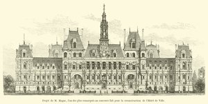 A Hotel de Ville rekonstrukciójára kiírt pályázat egyik legkiemelkedőbb M Magne projektje. alkotó: French School