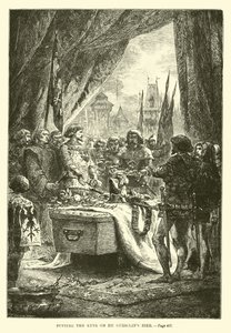 Du Guesclin bier kulcsainak felhelyezése alkotó: French School