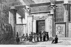 Pythagoras (i.e. 580-500 körül) az egyiptomi papokkal alkotó: French School