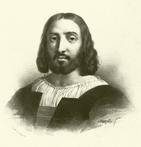 Raffaello Sanzio da Urbino, Raphael néven ismert portré (metszet) alkotó: French School