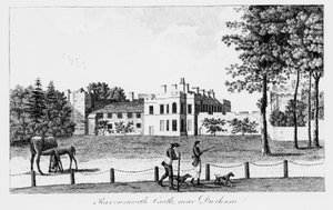 Ravensworth kastély Durham közelében, 19. század alkotó: French School